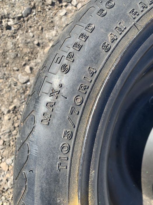 Резервна гума с джанта патерица фолксваген vw 4x100