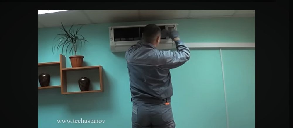 Установка кондиционеров ремонт  заправка фреоном демонтаж