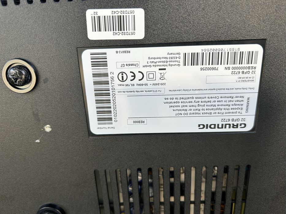 Vand televizor grundig