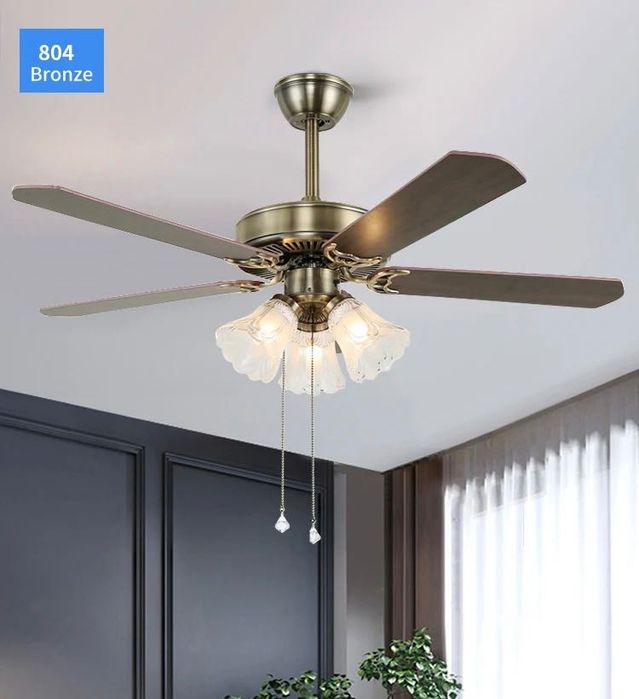 Люстра-вентилятор LED с пультом