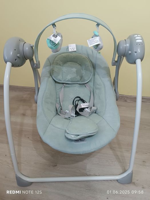 Бебешка люлка Lorelli Portofino Frosty Green STARS