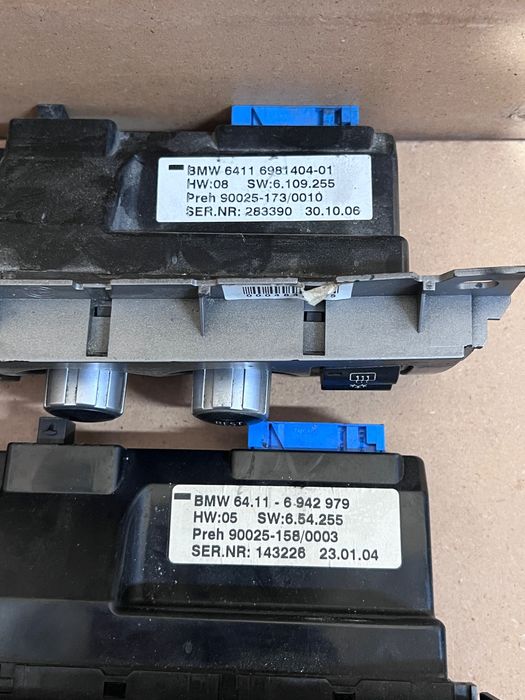 BMW Seria 7 E65 E66 panou comandă climă 6981404 / 6942979