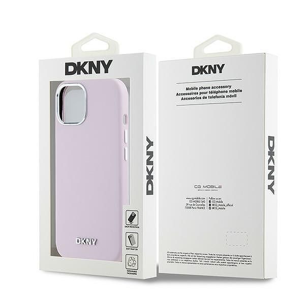 Dkny dkhmp15ssmchlp iphone 15 / 14 / 13 6.1" pink hardcase liquid sili