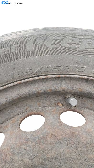 Janta Roata Tabla 185 65 R15 in 4 Prezoane Fiat Doblo 2001 - 2009 [MX0368]