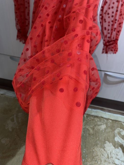 Новое платье красное вечернее!