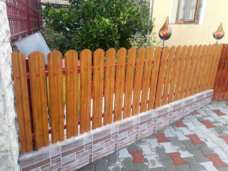 Garduri si porti stil jaluzea, sipca metalica, tabla cutata