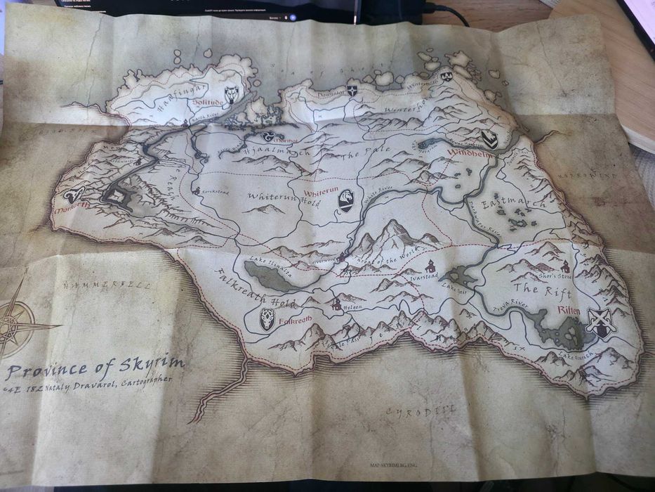 The Elder Scrolls V: Skyrim за Xbox 360 | Книжка + карта | Тествана и работи отлично