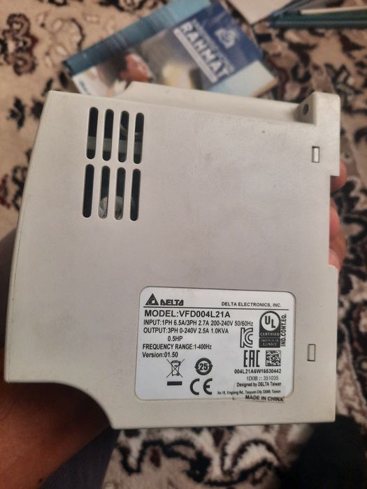 Частотный преобразователь 0.4kwt сотилади куп ишлатилмаган