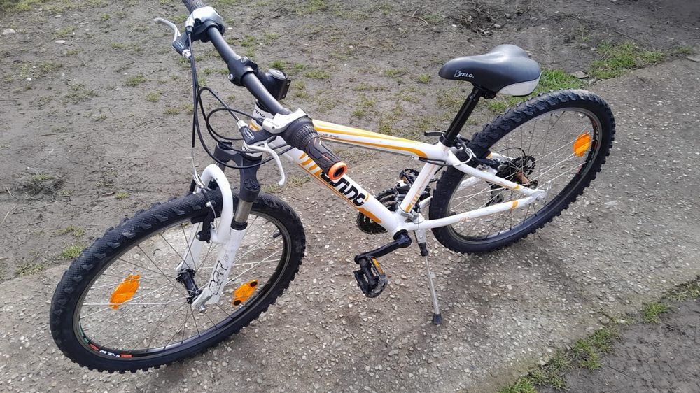 Bicicleta mtb copii (9-14 ani) Musing, 24 inchi, Aluminiu,j. duble,7x3