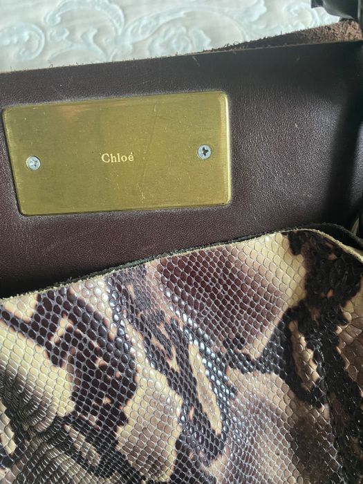 Страхотна чанта P**r ada и Chloe кожена