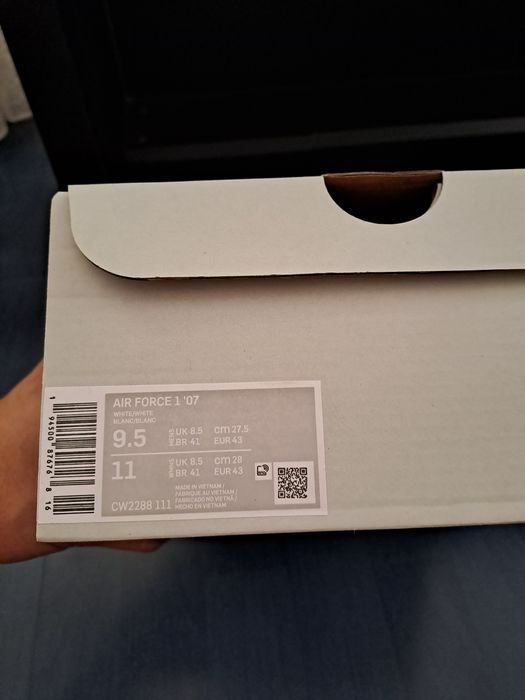 Nike Air Force 1 '07 Low White Albi 43