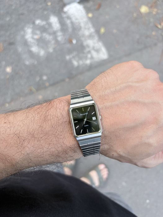 Ceas Accurist stainless steel complet