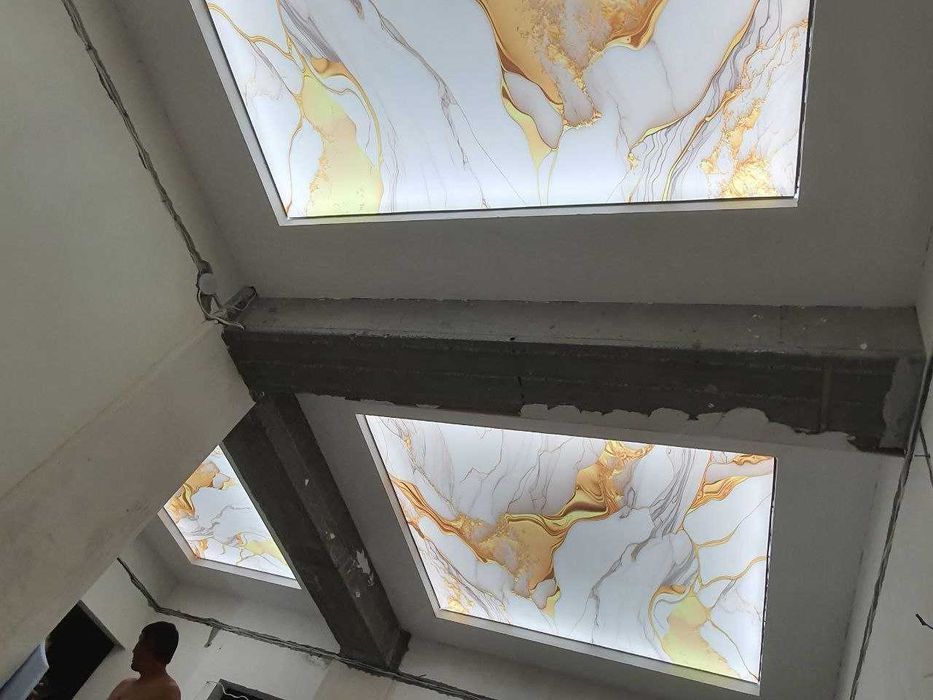 Ровный натижной потолок без хлопот – красиво, быстро, гарантия 10 лет!