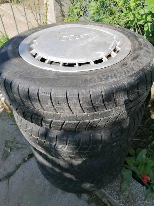Гуми с джанти  от Ауди 14-ки