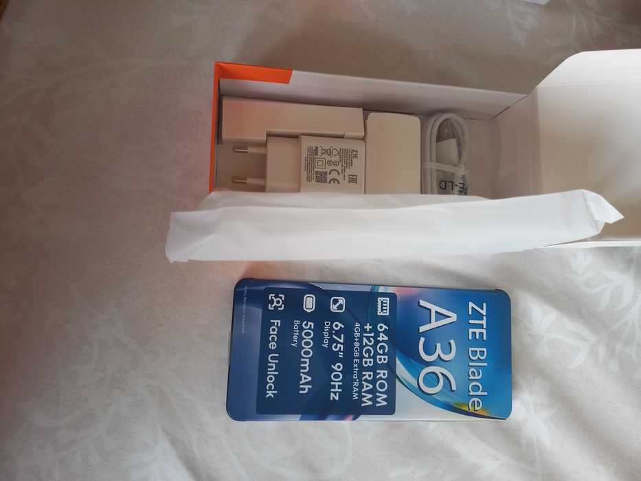 Смартфон ZTE Blade A36 не использованный
