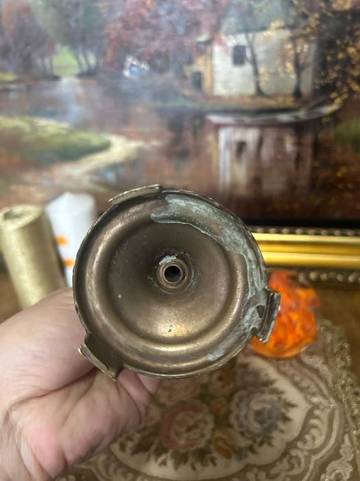 DN949 Sfesnic deosebit de bronz 300g 20cm h 7 cm d si 4,5d la cupa