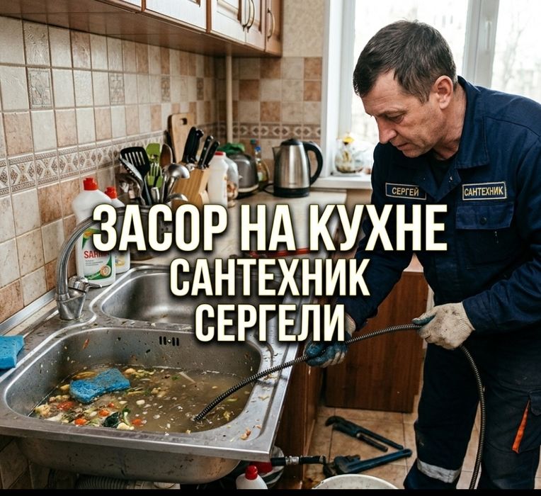 ЗАСОР/ Чистка канализации аппаратом/ Услуги сантехника Сантехник /