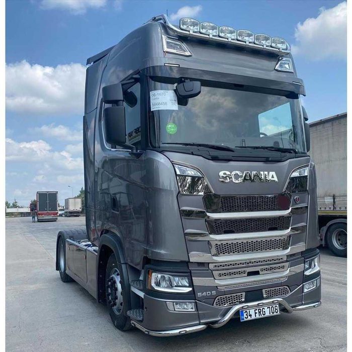 Ролбар под предна броня от 3 части за Скания Scania S R NextGen 2017+
