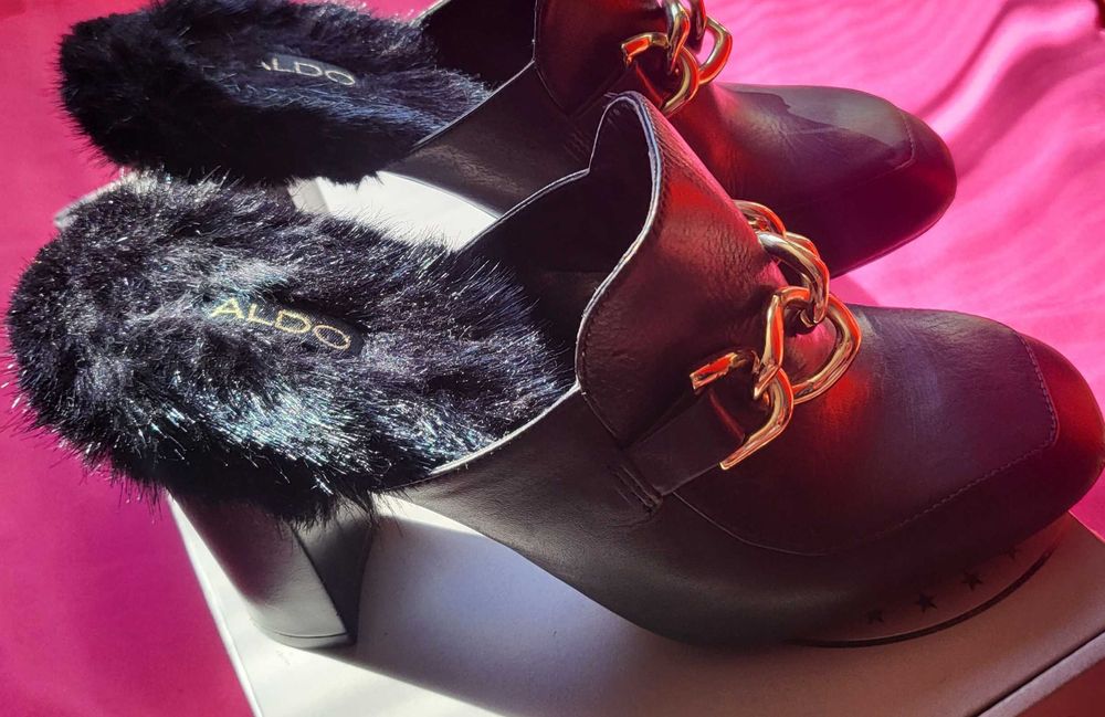 Маркови есенни чехли Aldo,естествена кожа