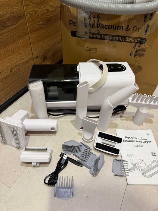 Прахосмукачка, сешоар груминг за животни 8 в 1