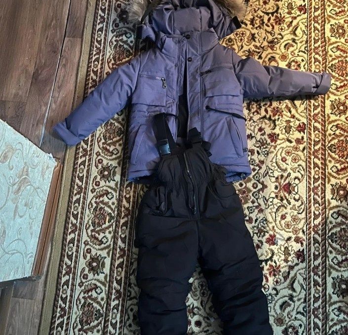 Зимний костюм (полукомбинезон)