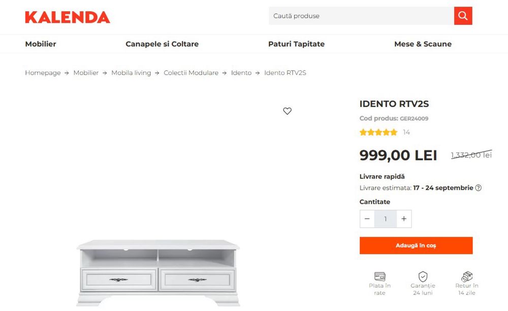Comoda TV Idento RTV2S