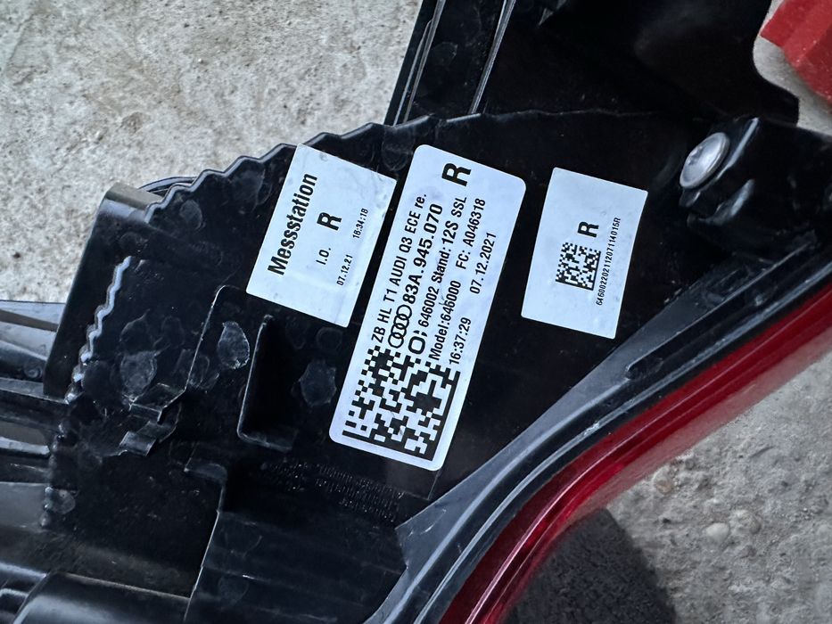 Stop dreapta audi q3.cod:83a945070.