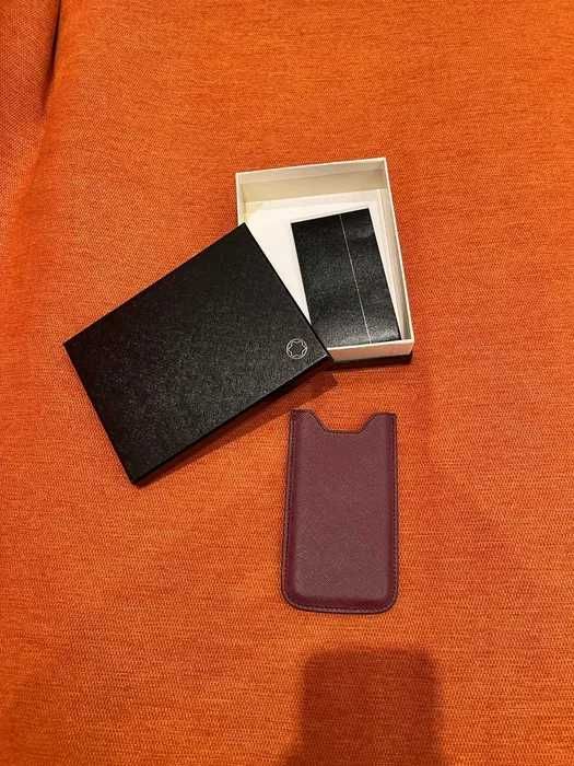 Husa/Huse iphone 5/5C/5S/5SE MONTBLANC piele originale