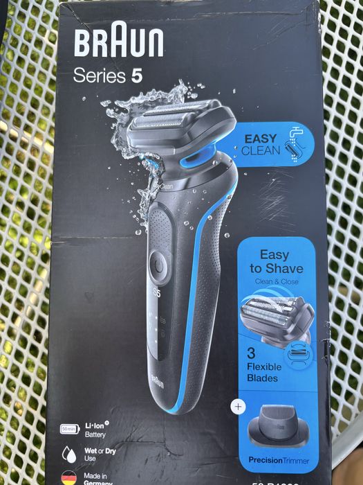 Aparat de ras electric Braun Series 5 50-B1200s Wet&Dry, EasyClean
