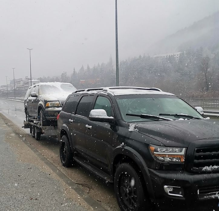 Платформа ремарке под наем транспортиране на автомобили и стока