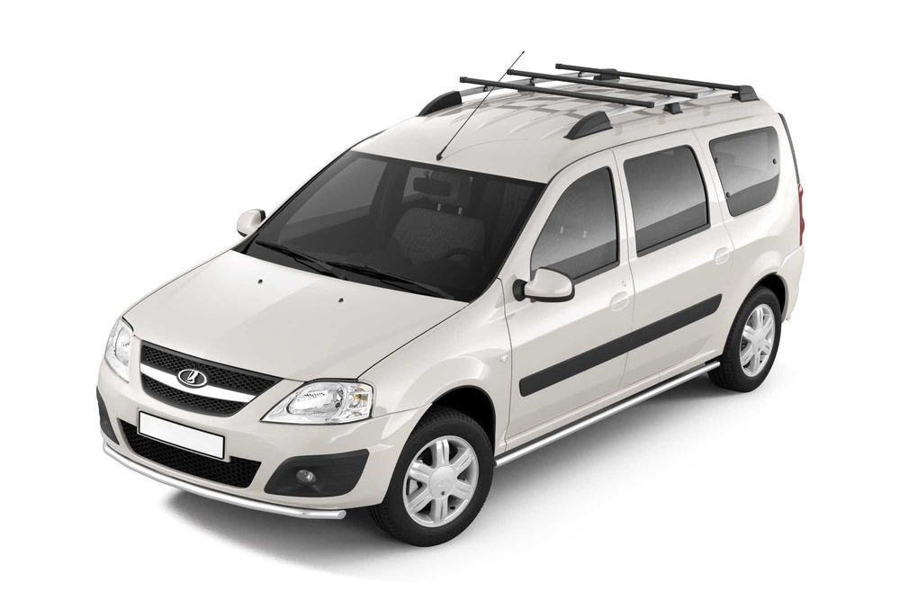 Рейлинги усиленные с тремя поперечинами на LADA Largus от 2012