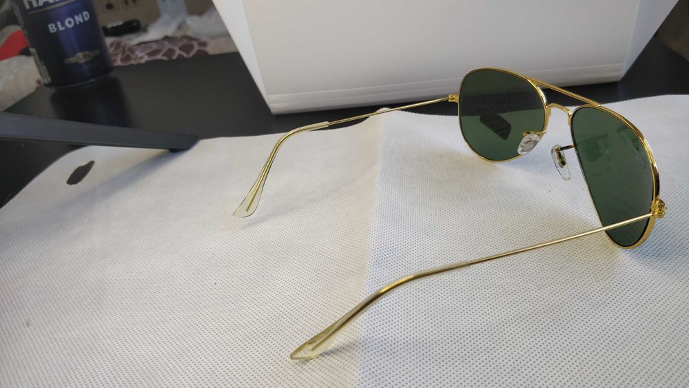 Ochelari de soare Rayban aviator , verde