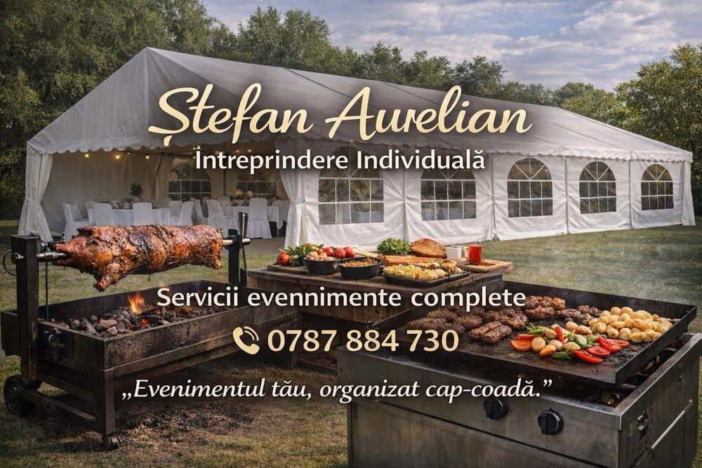 Închirieri corturi & catering premium pentru evenimente speciale