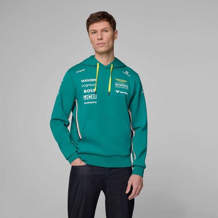 Aston Martin x Hugo Boss x Puma F1 Team - Оригинален мъжки суитшърт М