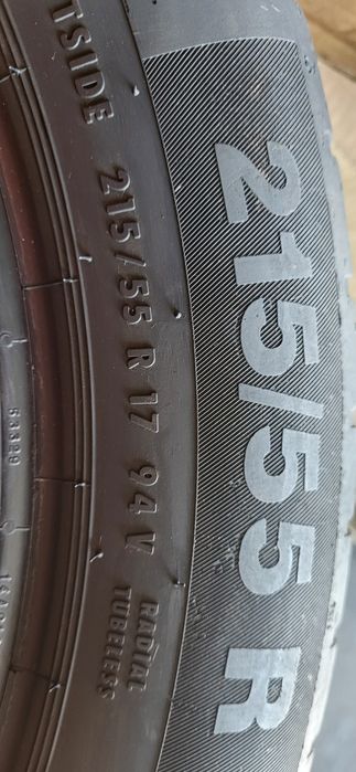4 anvelope 215 55 17 continental eco contact 5 6,5mm