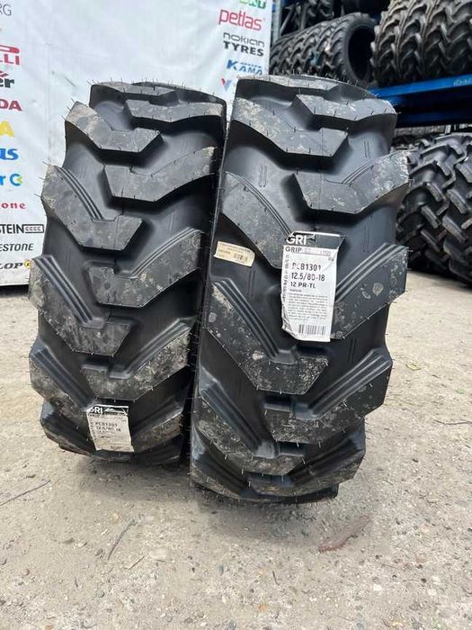 12.5/80-18 cu garantie cu 12 pliuri anvelope noi marca GRI