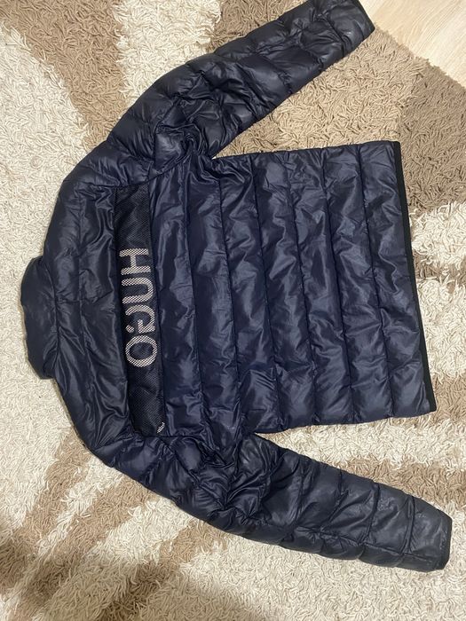 Мъжко яке HUGO (Hugo Boss) – оригинално, ново, тъмносиньо