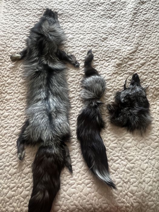 Шуба из чернобурки