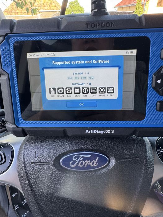 Tester auto multimarca Topdon Artdiag 600s