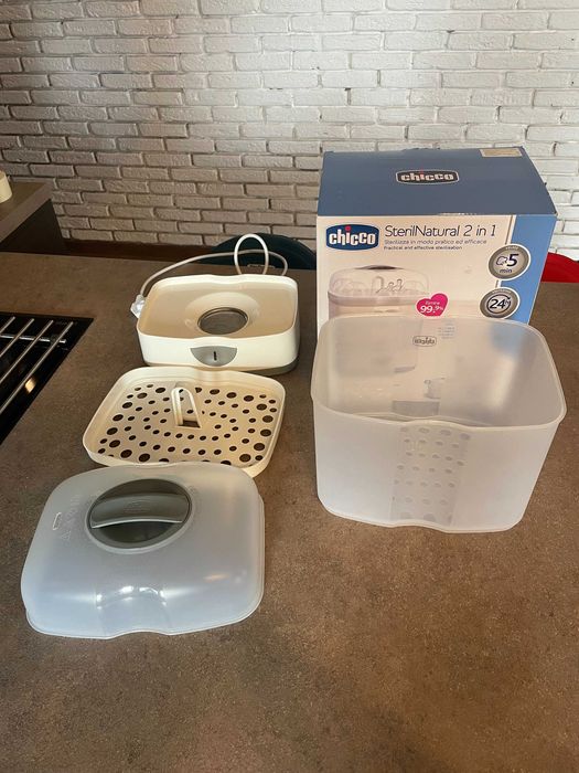 Chicco 2 in 1 "SterilNatural" – модуларен парен стерилизатор
