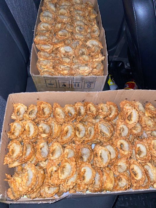 Qovurma chuchvara osh dasturhoni va togoralar uchun