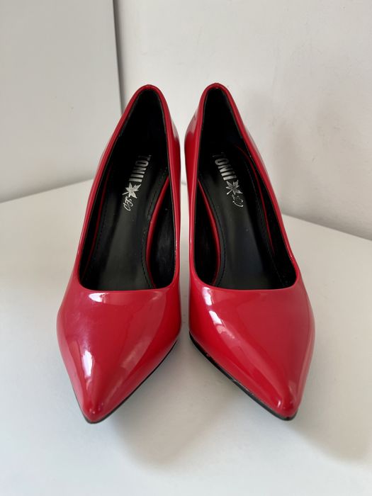 Pantofi lac cu toc, marimea 36