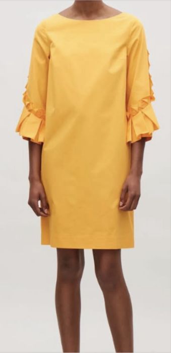 Rochie Cos culoare galben marime L-XL