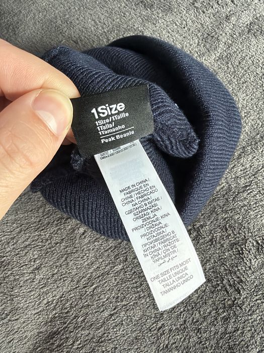 Nike Peak beanie caciula unisex bleumarin cu logo mic brodat OS noua originala
