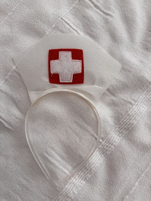 Costum Halloween , asistentă sexy , S/M