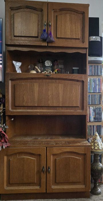 Mobila vintage lemn - 5 module, fag