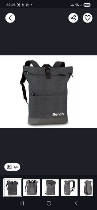 Rucsac Bench mare si.mic noi imp germania