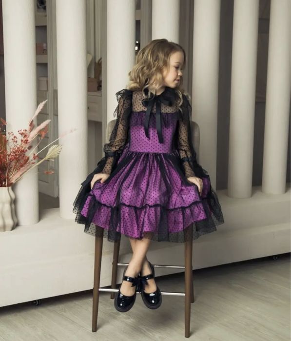 Платье для девочки Wednessday уэнсдэй подарок девочке 8 марта