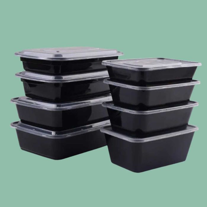 1000 мл пластиковый одноразовый контейнер оптом