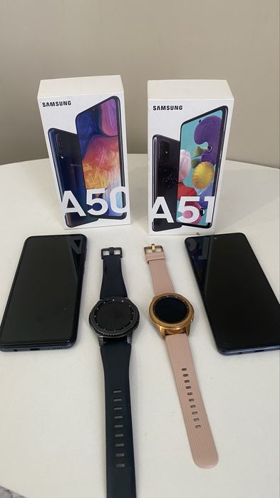 Samsung galaxy A50 A51 смартфон + смарт часы galaxy watch